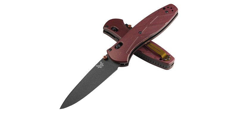 Couteau de Poche Barrage Rouge Benchmade
