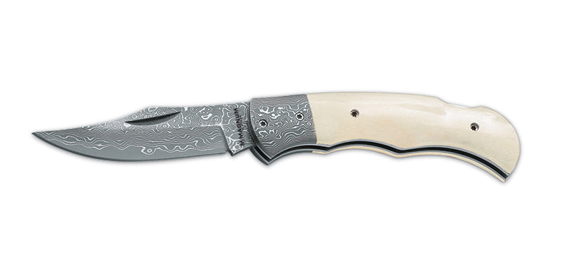 Couteau de Poche Damascus Bone Böker Magnum