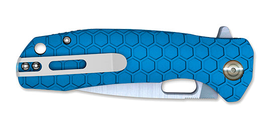 Couteau de Poche Large Bleu Honey Badger