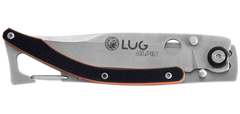 Couteau de Poche SP1S Noir/Orange Lug