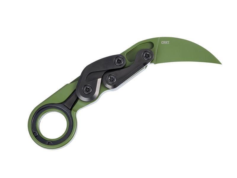 Couteau karambit Crkt Provoke Vert et noir
