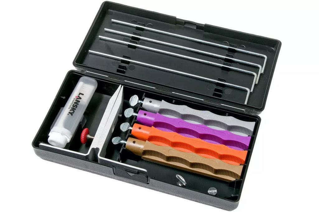 Kit D'Aiguisage Lansky Deluxe Diamond 4 Pierres