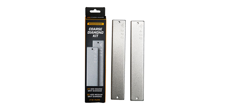 Lot de 2 plaques diamantées Grain 320/400 Worksharp