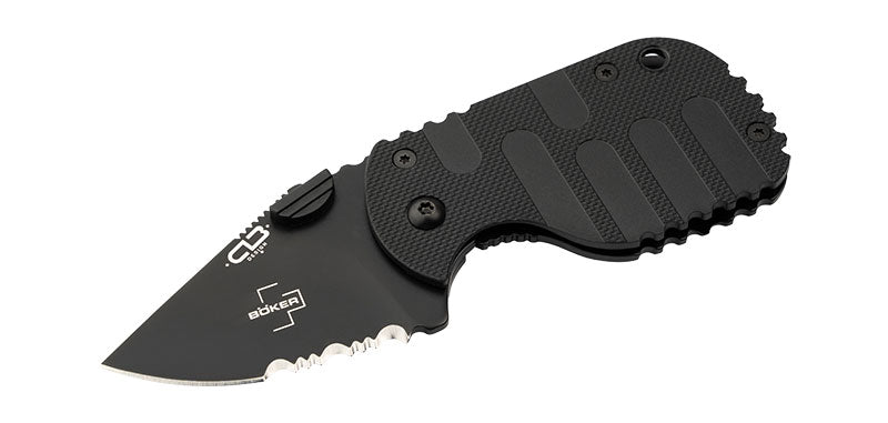 Mini Couteau Subcom 2.0 Tout Noir Boker Plus