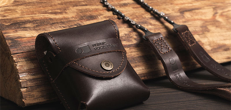 Scie Nordic Pocket Saw Premium Marron