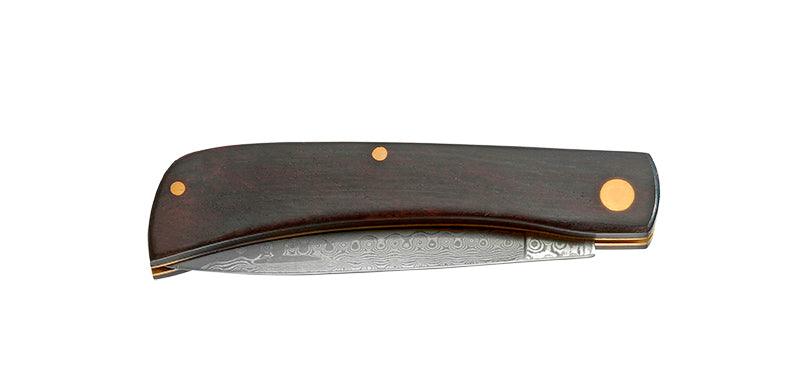 Couteau De Chasse Lame De Damas