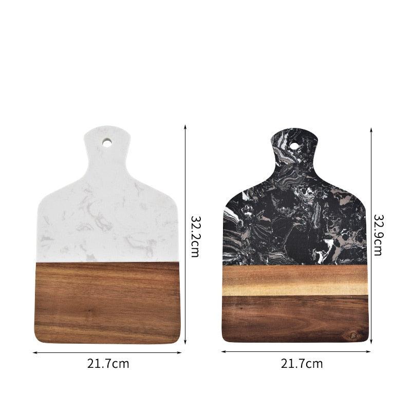 Planche À Découper Marbre Et Bois