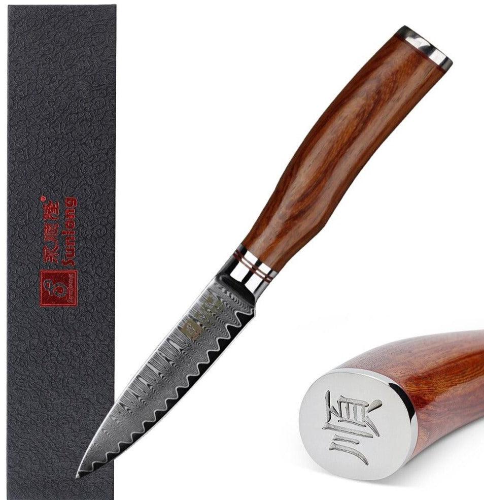 Couteau Japonais Eplucheur Damas