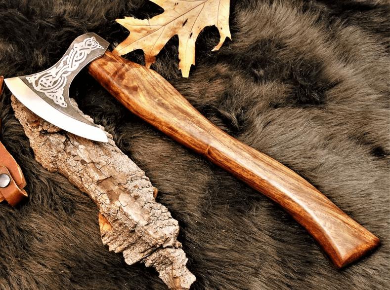 Hache viking gravure Image
