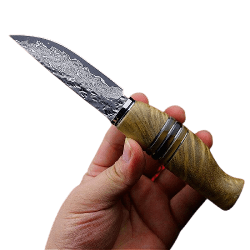 Couteau Lame Fixe Bois De Jungle