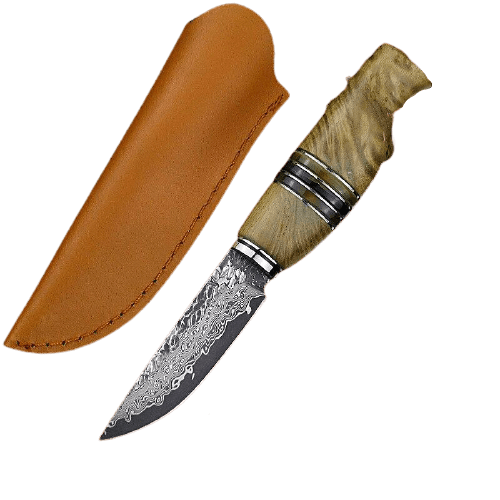 Couteau Lame Fixe Bois De Jungle