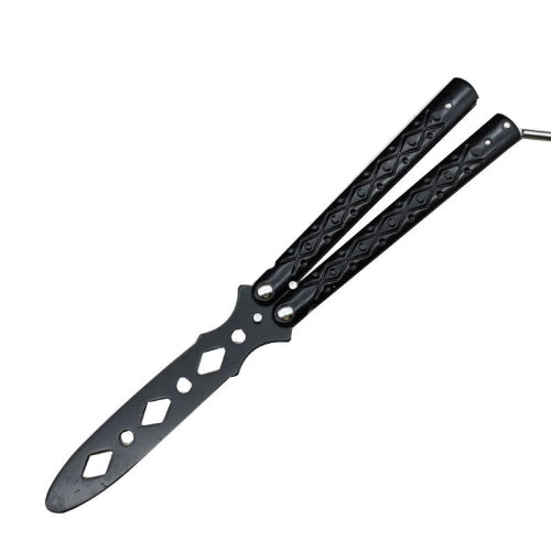 Couteau papillon pour entrainement noir